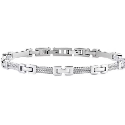 Bracciale Uomo Morellato Cross Acciaio