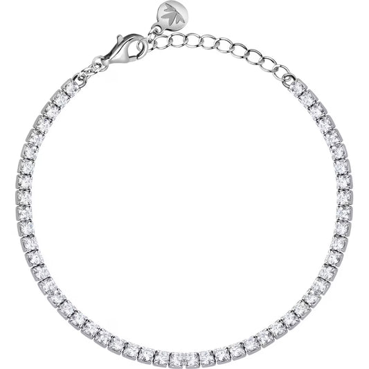 Bracciale Morellato Infinito Argento Tennis Con Zirconi