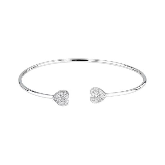 Bracciale Rigido Morellato Nobile Argento Zirconi