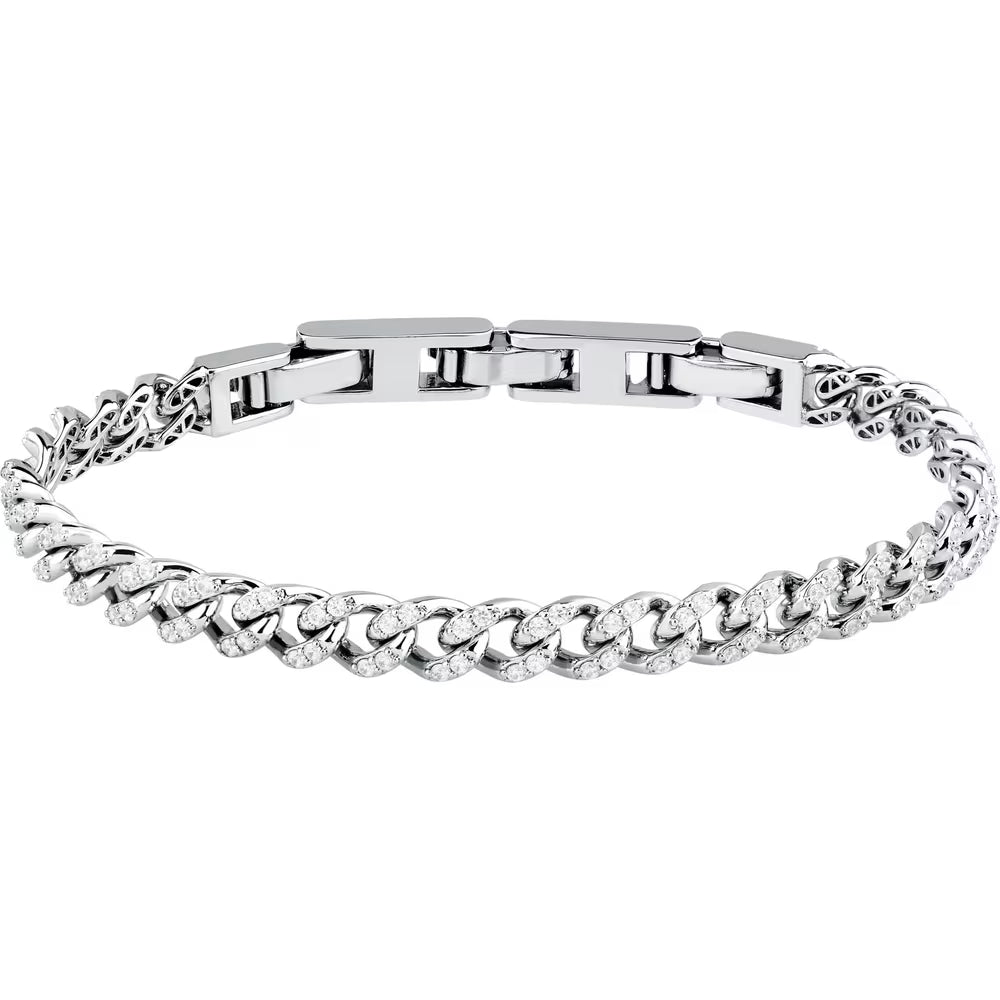 Bracciale Morellato Trame Argento Grumetta Zirconi