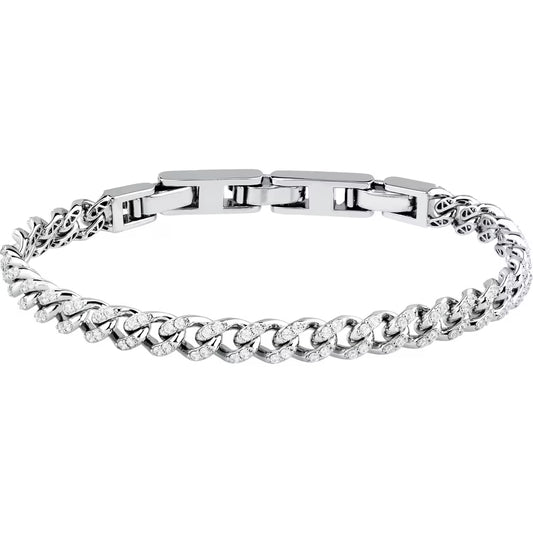 Bracciale Morellato Trame Argento Grumetta Zirconi