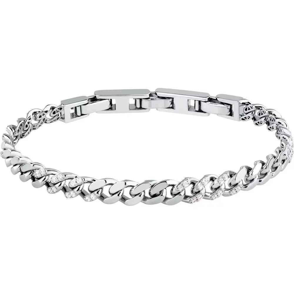 Bracciale Morellato Trame Argento Grumetta Zirconi