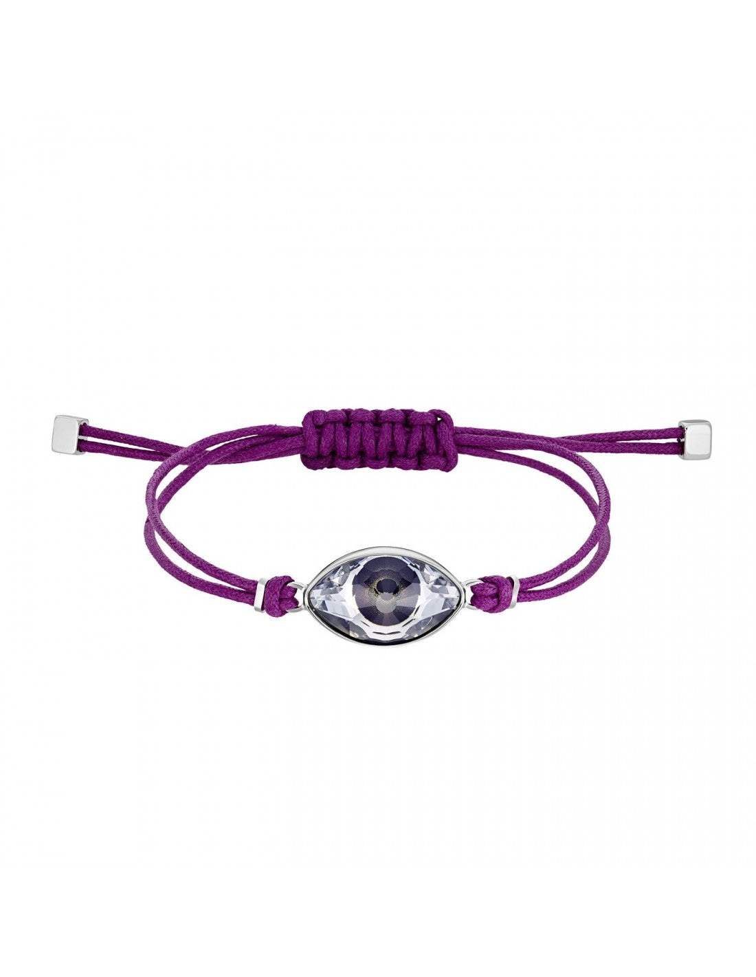 Bracciale Swarovski Swapower Evil Eye, Cordino In Cotone
