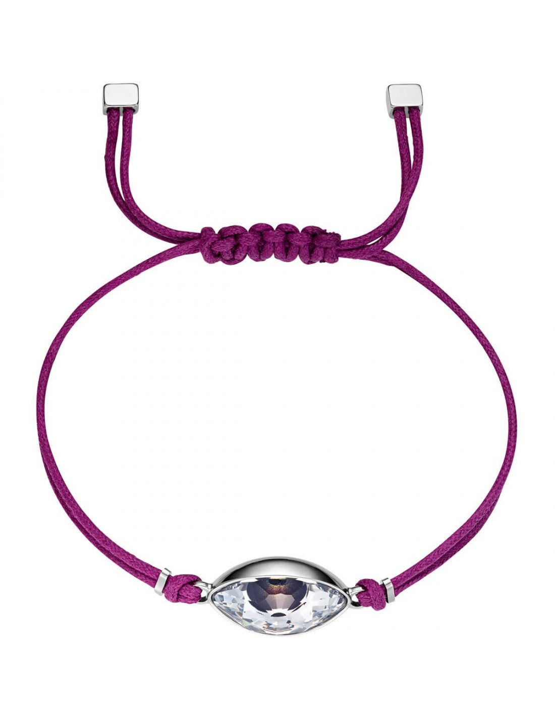 Bracciale Swarovski Swapower Evil Eye, Cordino In Cotone