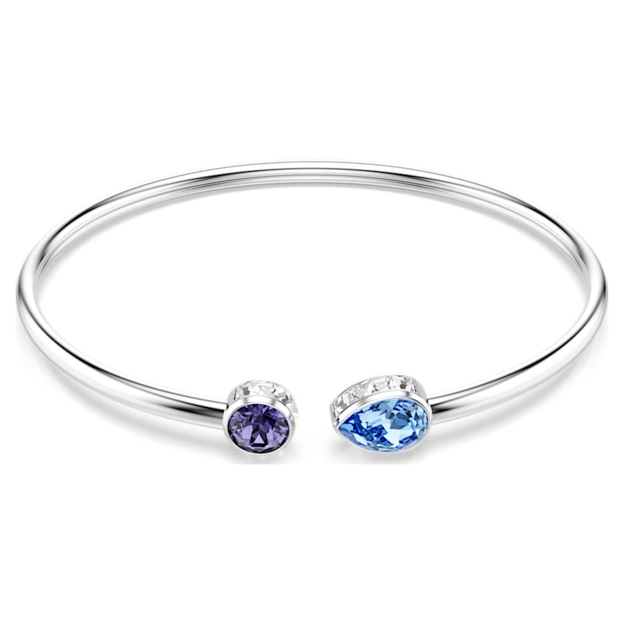 Bracciale Rigido Swarovski Chroma Flexible Taglio misto, Multicolore, Placcato rodio