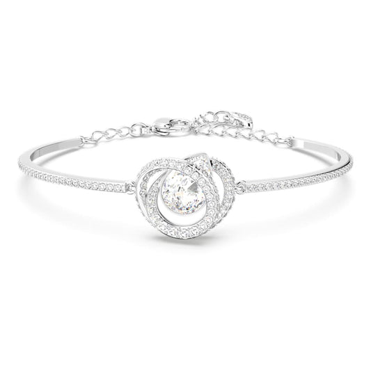 Bracciale Rigido Swarovski Generation Bianco, Placcato rodio