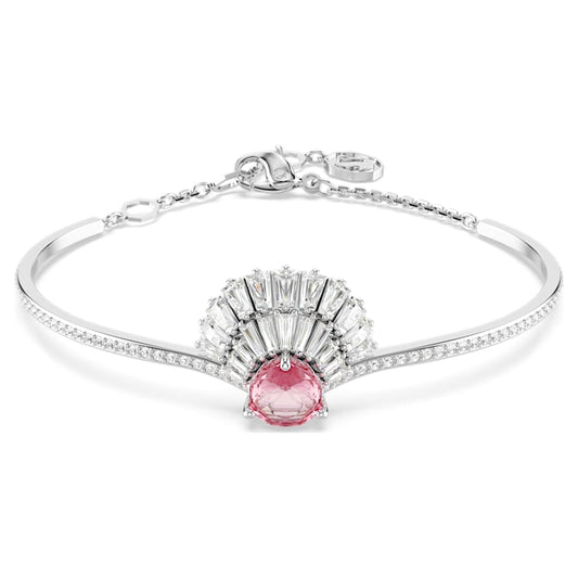 Bracciale Swarovski Idyllia Conchiglia, Rosa, Placcato rodio