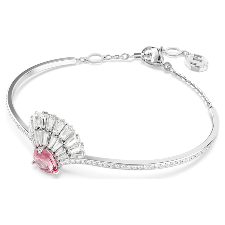 Bracciale Swarovski Idyllia Conchiglia, Rosa, Placcato rodio