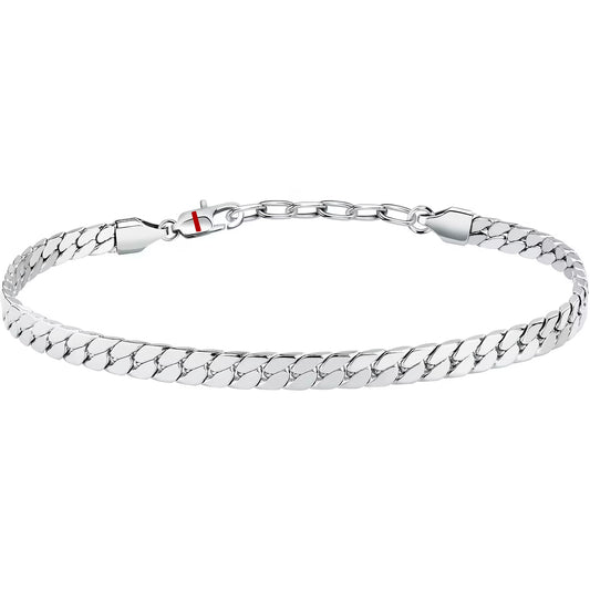 Bracciale Uomo Sector Basic Acciaio Maglia Catena Piatta