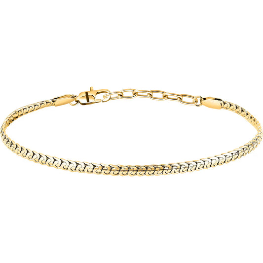 Bracciale Uomo Sector Basic Acciaio Pvd Oro