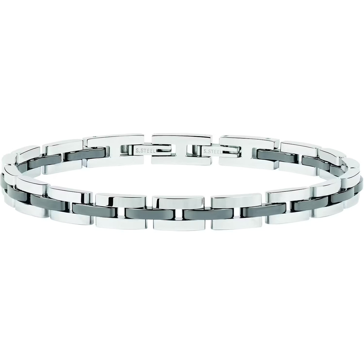 Bracciale Uomo Sector Ceramic Acciaio/Ceramica Nera