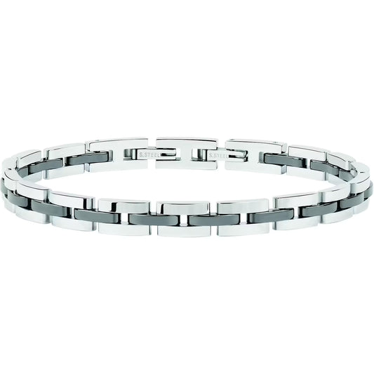 Bracciale Uomo Sector Ceramic Acciaio/Ceramica Nera
