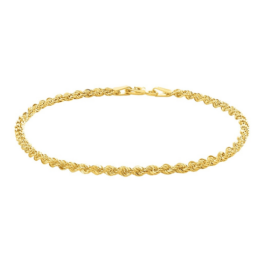 Bracciale Stroili Colette Oro Giallo 9 Kt Catena Maglia Corda