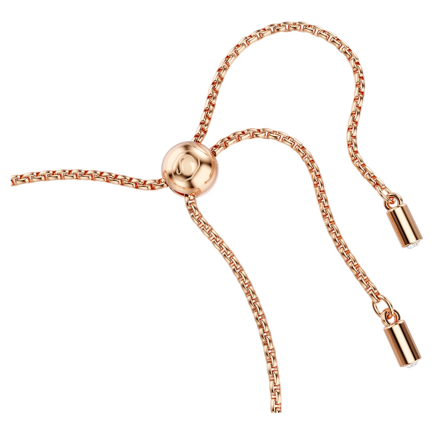 Bracciale Tennis Swarovski Imber Tagli arrotondati misti, Rosa, Placcato color oro rosa