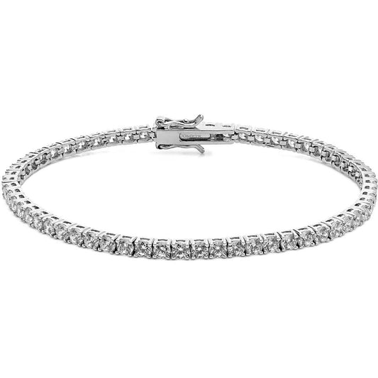 Bracciale Tennis Comete Argento Zirconi - Misura 20 cm