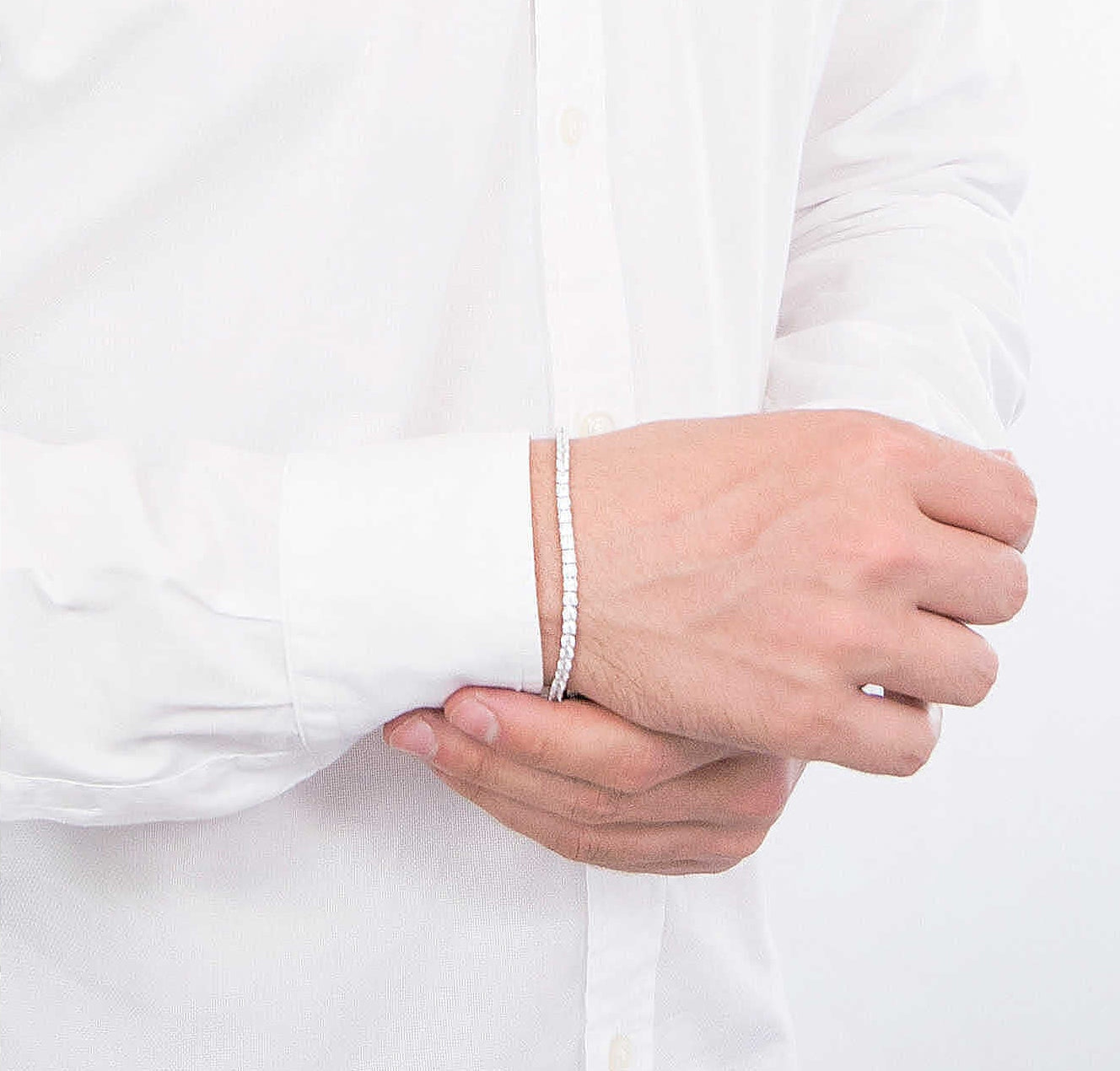 Bracciale Tennis Comete Argento Zirconi - Misura 18 cm