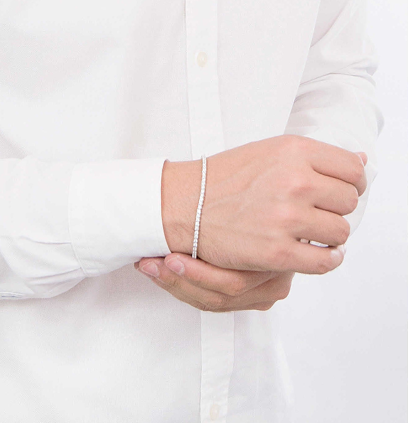 Bracciale Tennis Comete Argento Zirconi - Misura 18 cm