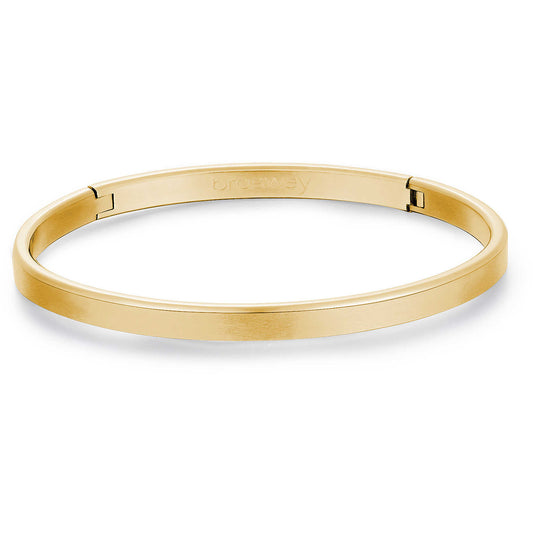 Bracciale Rigido Brosway Ink Uomo Pvd Oro Satinato