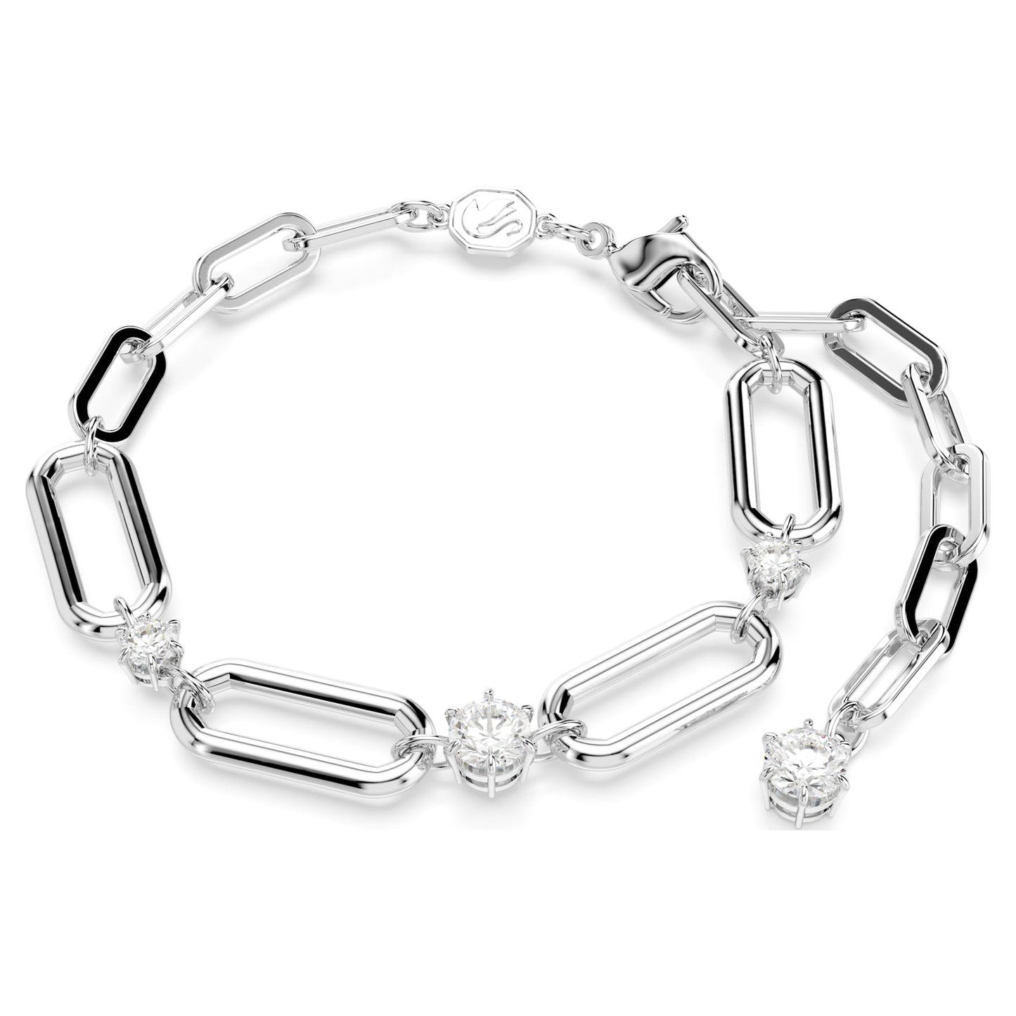 Bracciale Swarovski Constella Braccialetto Bianco, Placcato rodio
