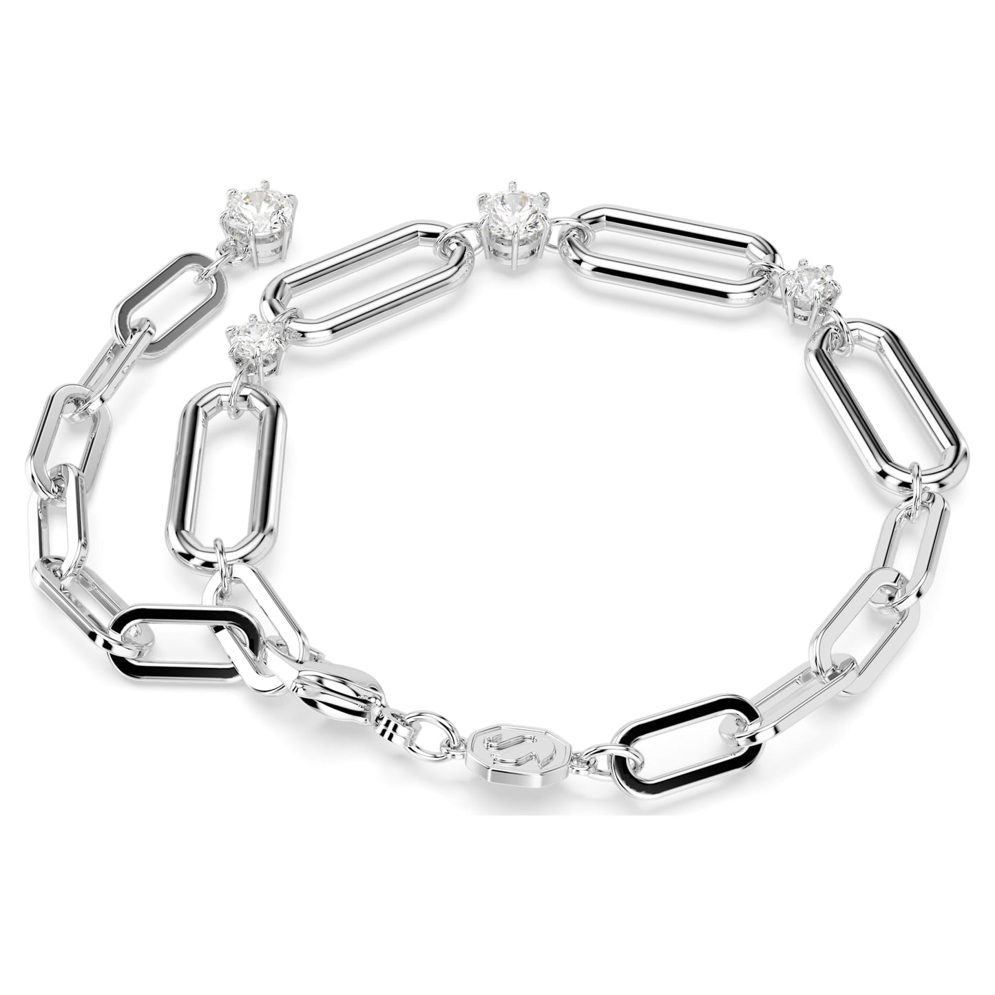 Bracciale Swarovski Constella Braccialetto Bianco, Placcato rodio