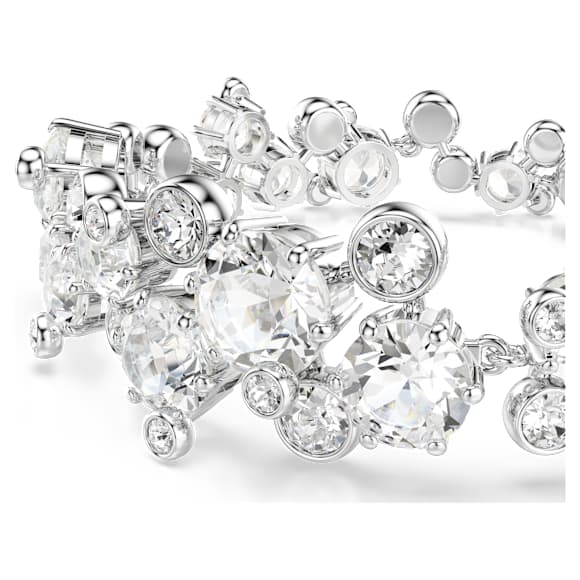 Bracciale Swarovski Constella Taglio misto, Bianco, Placcato rodio - Misura M