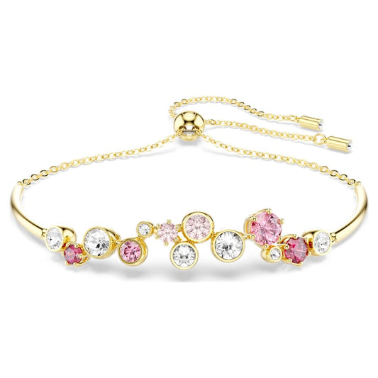 Bracciale Swarovski Constella Taglio misto, Multicolore, Placcato color oro - Misura M
