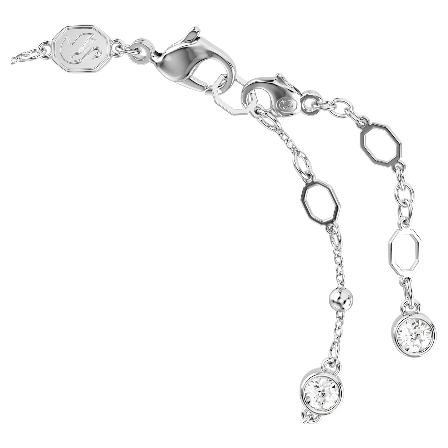Bracciale Swarovski Imber Taglio Round, Bianco, Placcato rodio
