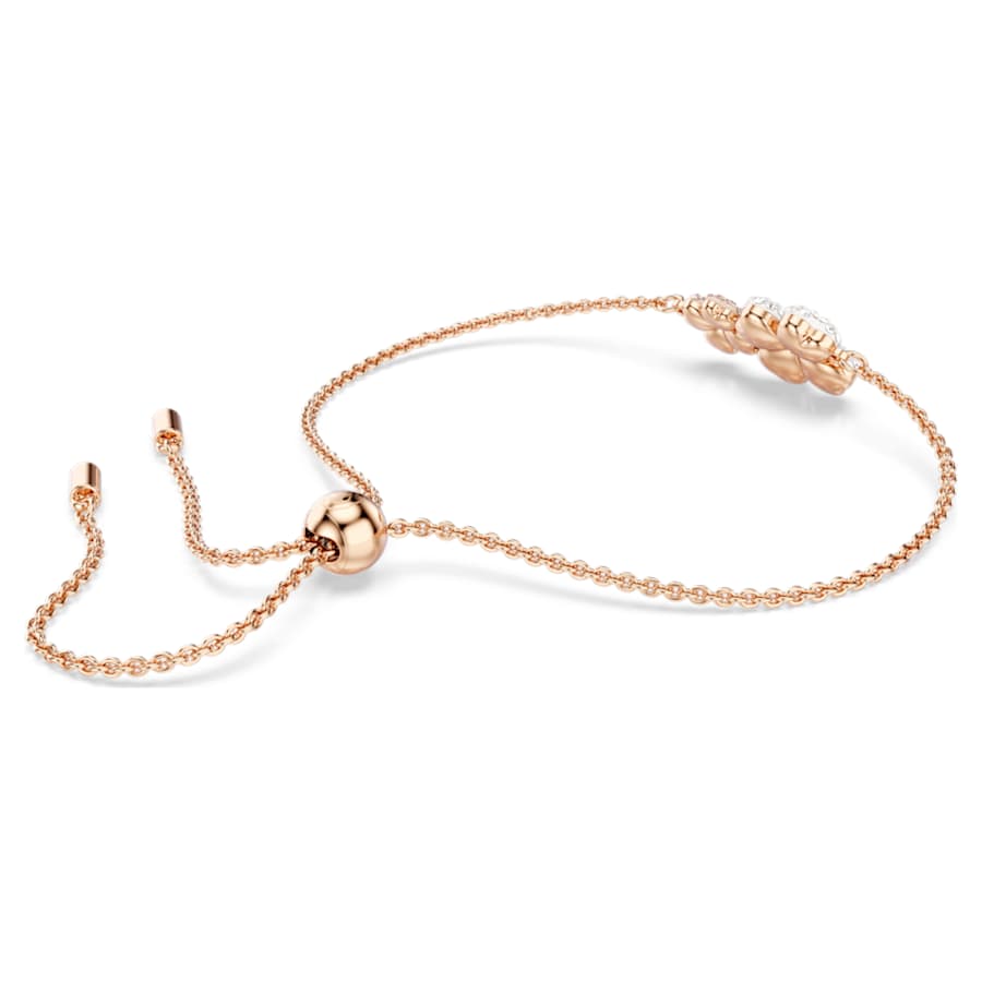 Bracciale Swarovski Latisha Fiore, Multicolore, Placcato color oro rosa