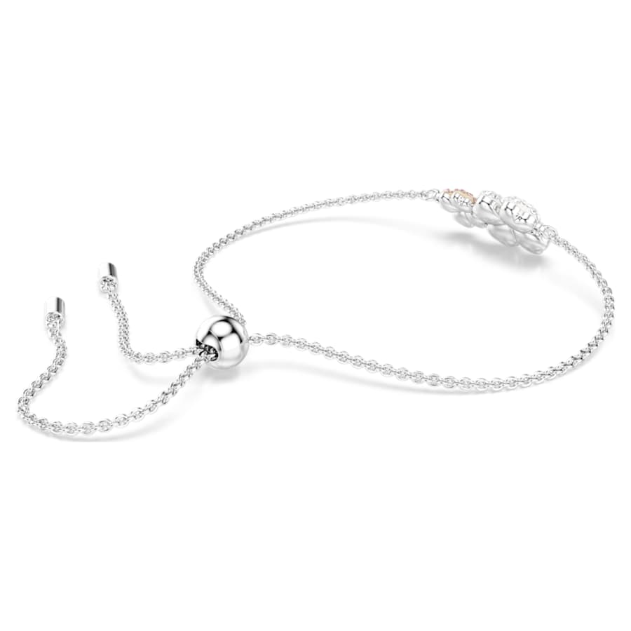 Bracciale Swarovski Latisha Fiore, Multicolore, Placcato rodio
