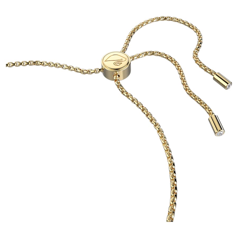Bracciale Swarovski Mp Lovely Cuore, Bianco, Placcato color oro