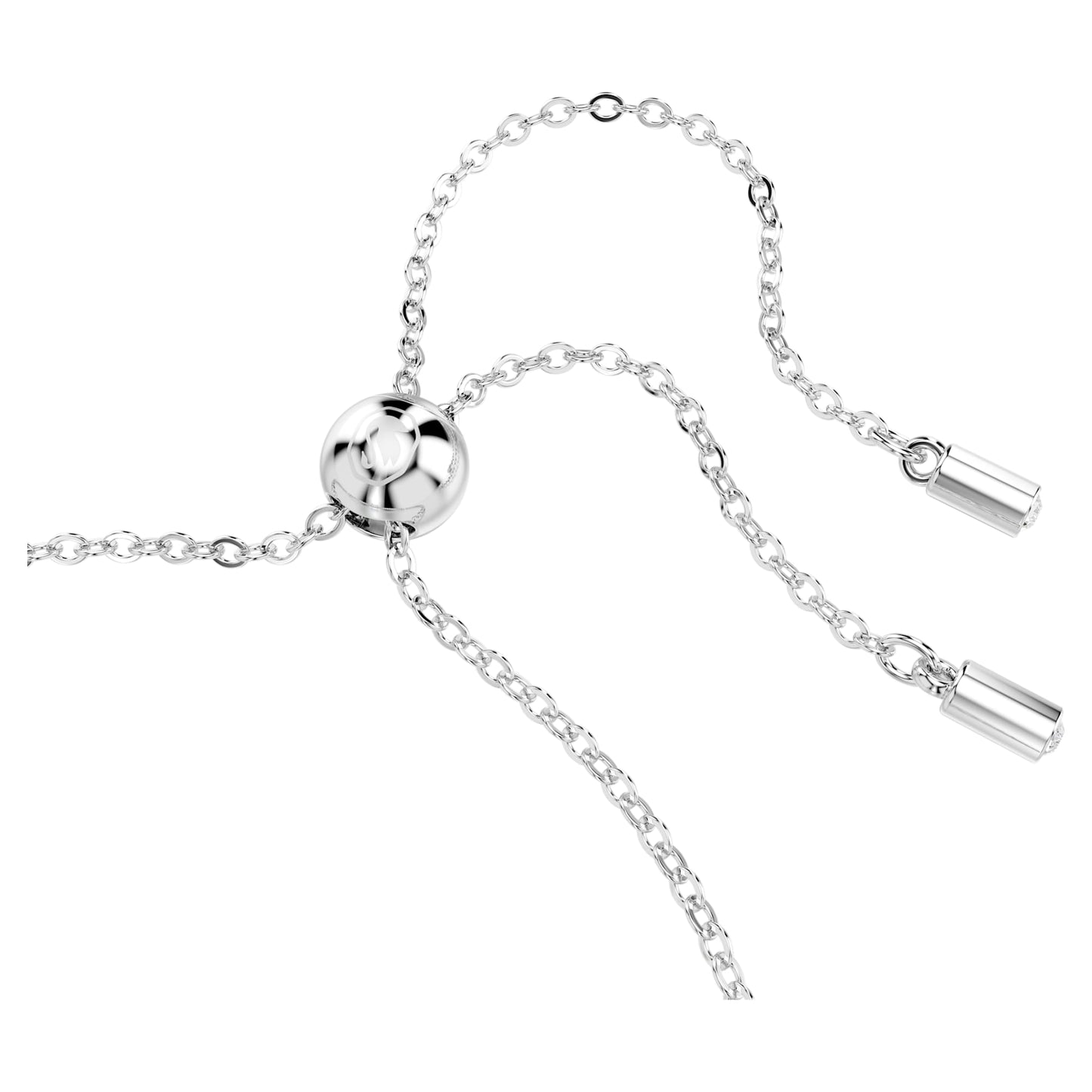 Bracciale Swarovski Matrix Tennis Taglio misto, Blu, Placcato rodio