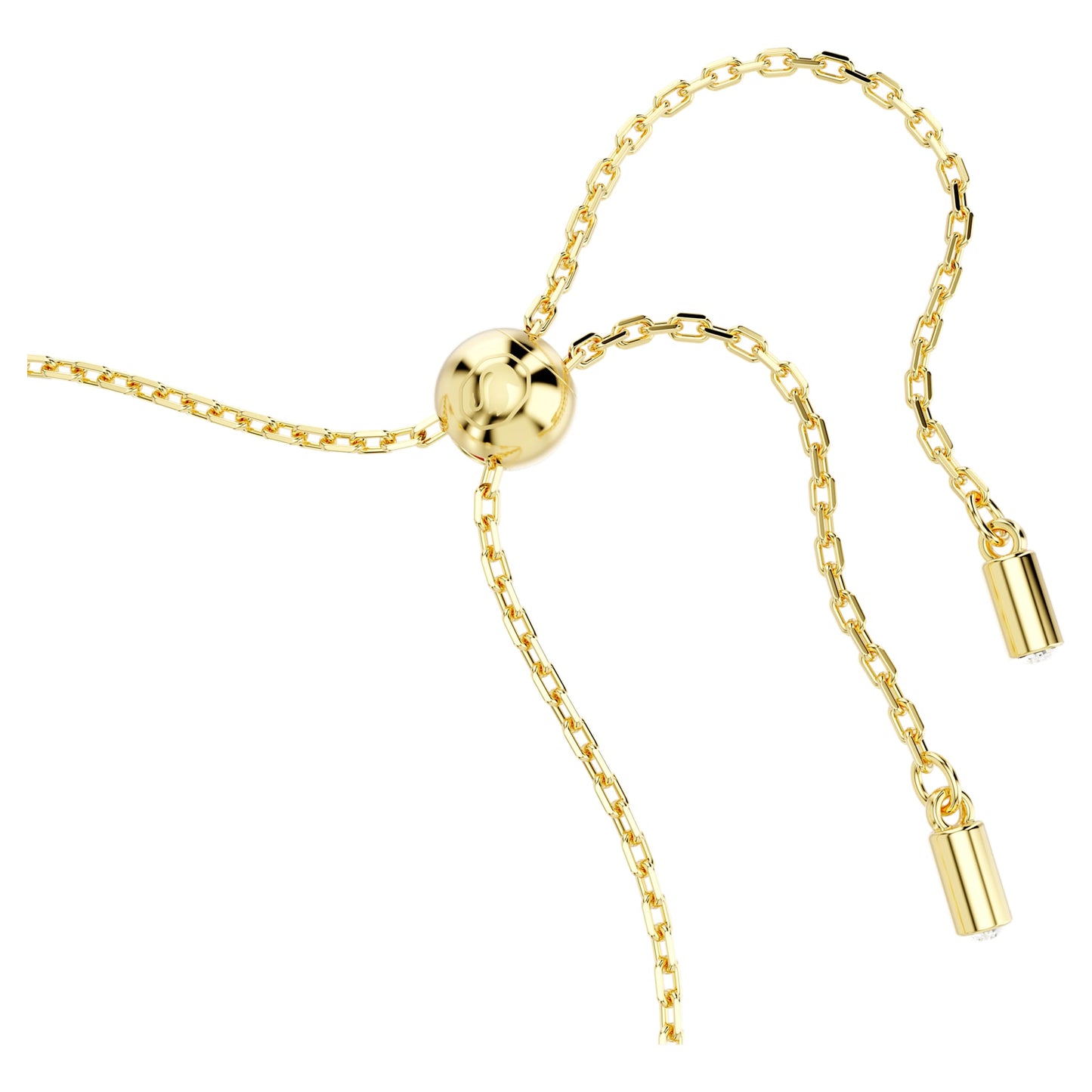 Bracciale Swarovski Symbolica Crystal Pearl, Quadrifoglio, evil eye, ferro di cavallo, Blu, Placcato color oro