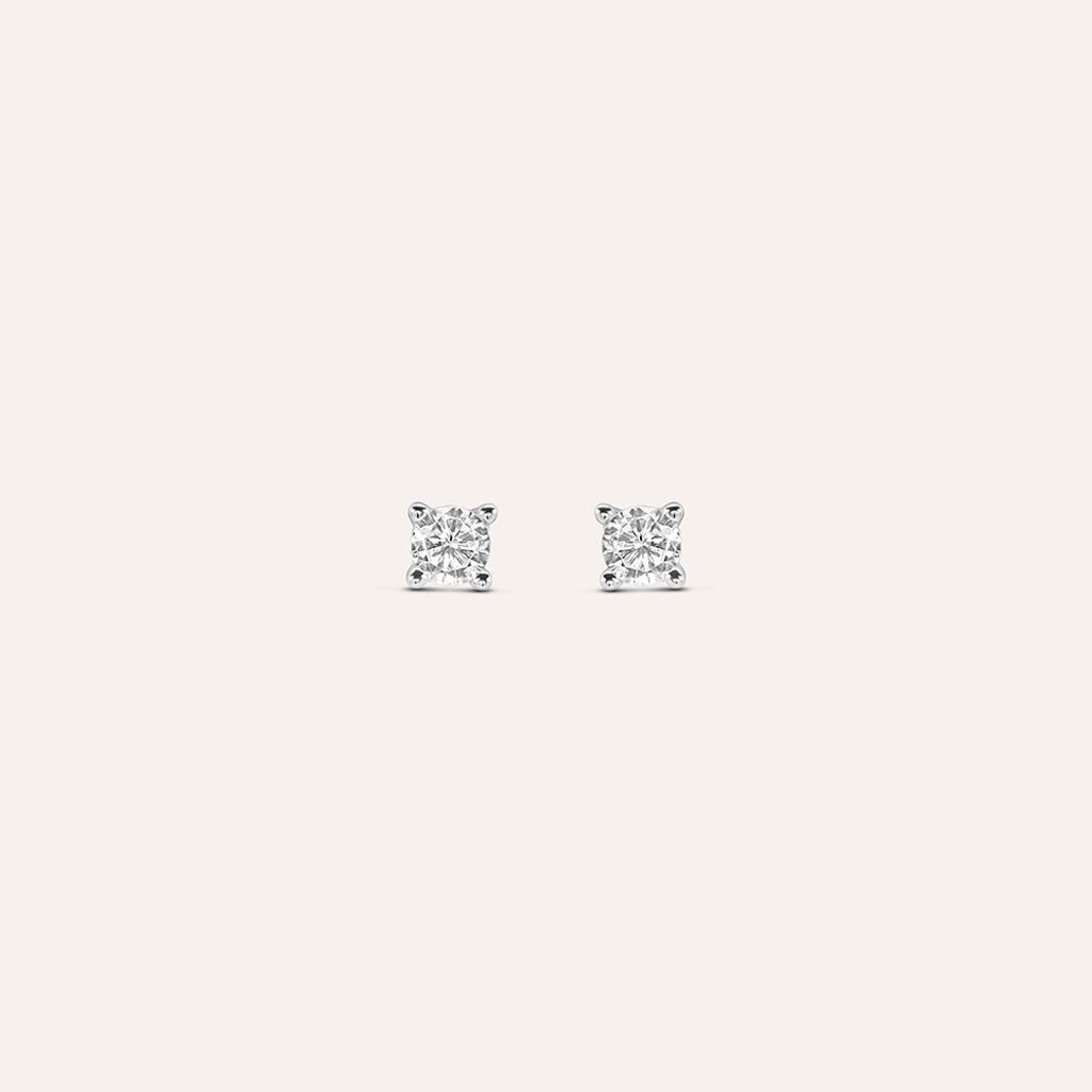 Orecchini a Lobo Stroili Silver Elegance Punti Luce Argento Cubic Zirconia