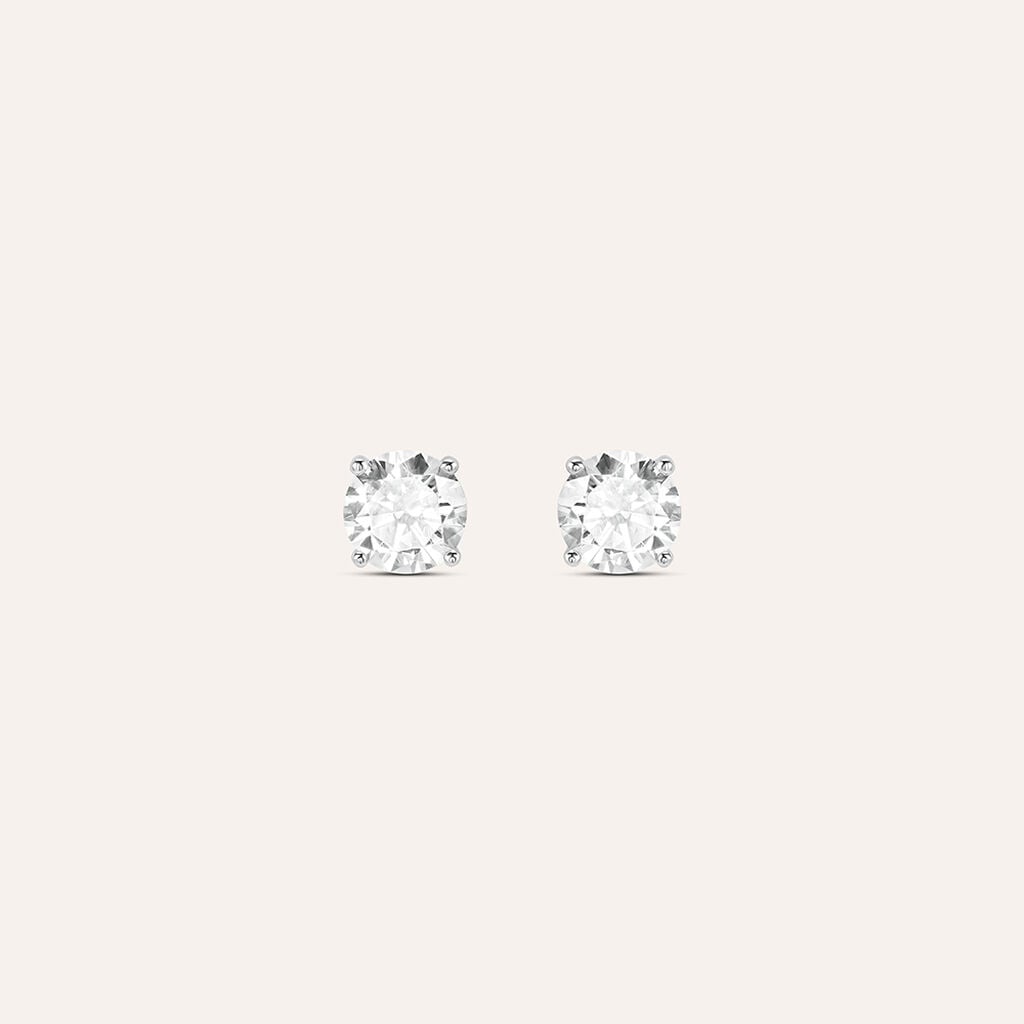 Orecchini a Lobo Stroili Silver Elegance Punti Luce Argento Cubic Zirconia