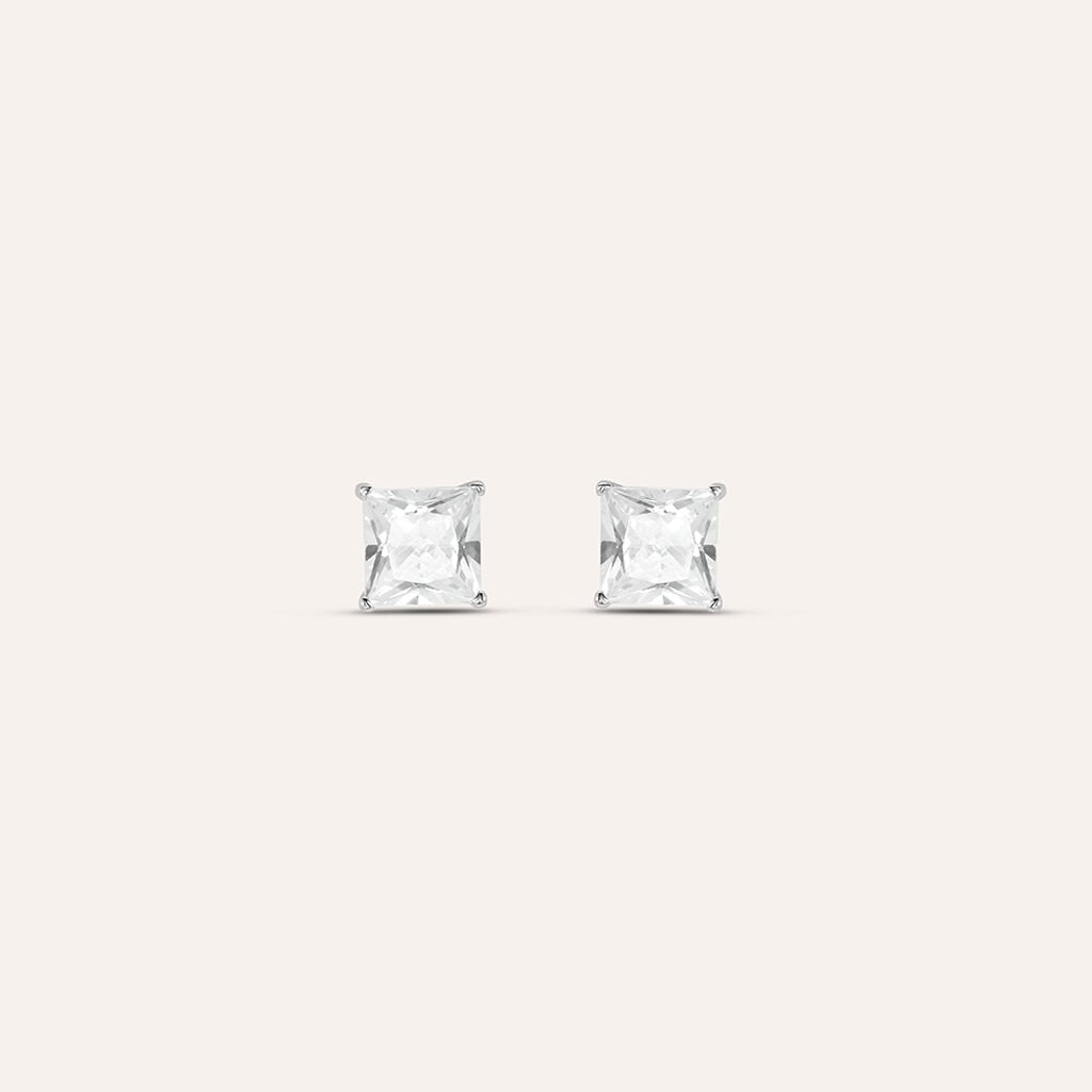 Orecchini a Lobo Stroili Silver Elegance Argento Punto Luce Cubic Zirconia