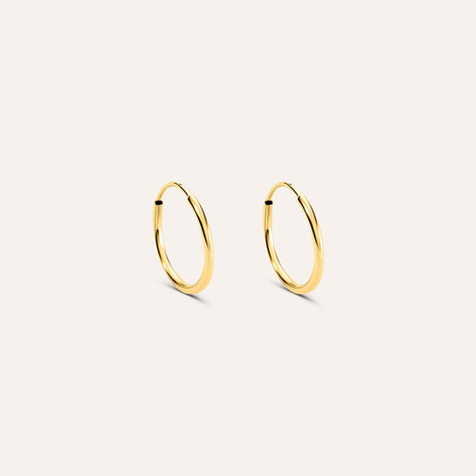 Orecchini a Cerchio Stroili Toujour Oro Giallo 9 Kt