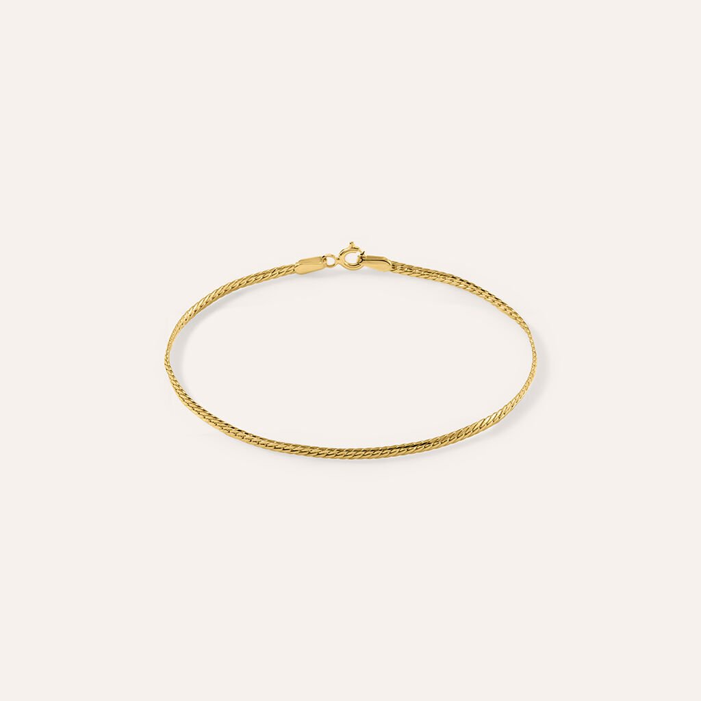 Bracciale Stroili Colette Catena Grumetta Oro Giallo 9 Kt