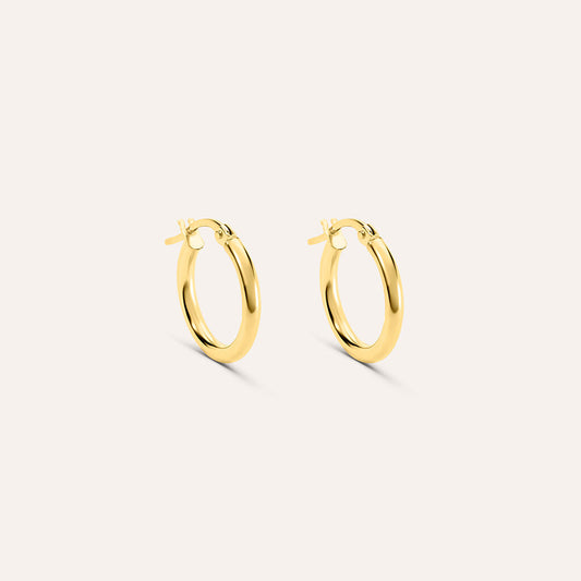 Orecchini a Cercho Stroili Toujour Oro Giallo 9 Kt