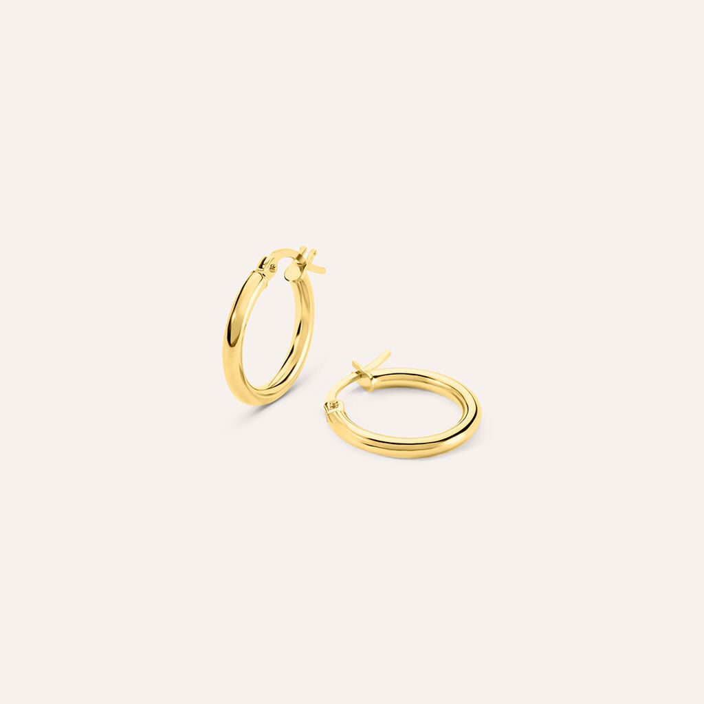 Orecchini a Cercho Stroili Toujour Oro Giallo 9 Kt