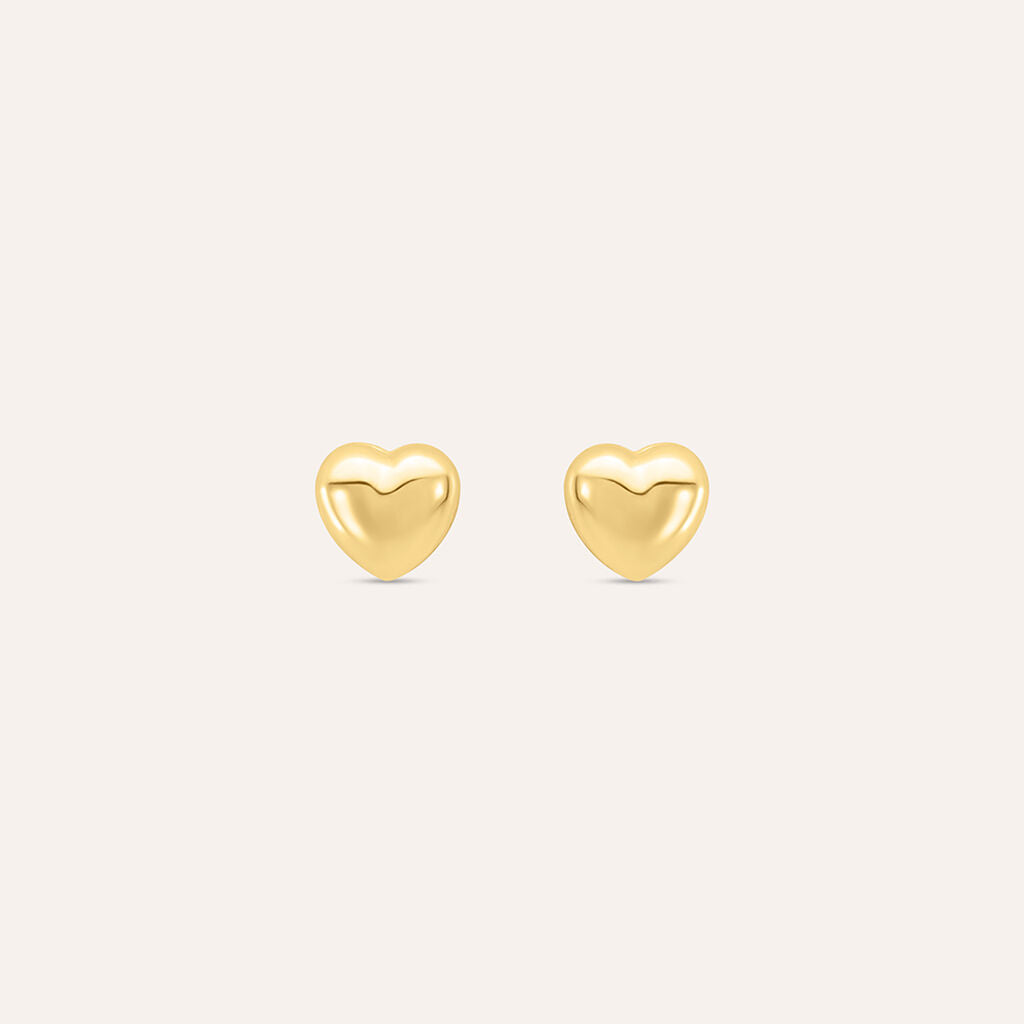 Orecchini Stroili Mon Petit Lobo Cuore Oro Giallo 9 Kt