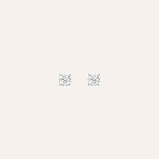 Orecchini a Lobo Stroili Claire Punto Luce Oro Bianco 9 Kt Cubic Zirconia