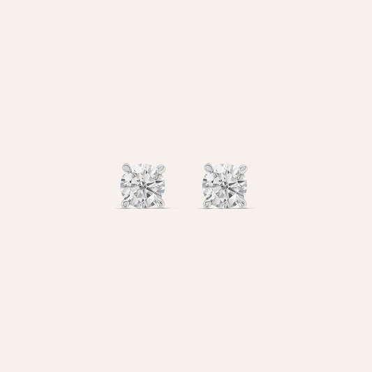Orecchini Stroili Claire Punto Luce Oro Bianco 9 Kt