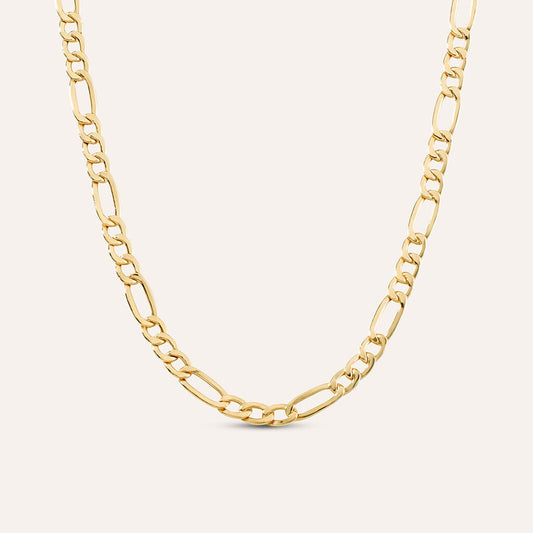 Collana Uomo Stroili L' Homme Or  Oro Giallo 9 Kt Maglia Alternata 1/3