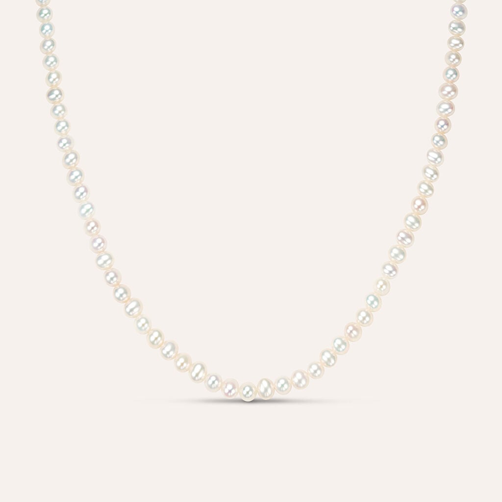 Collana Stroili Gabrielle Oro Bianco 9 Kt