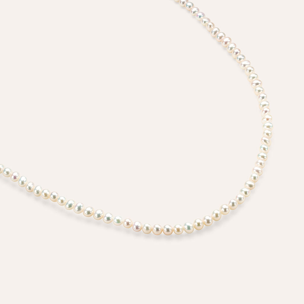 Collana Stroili Gabrielle Oro Bianco 9 Kt
