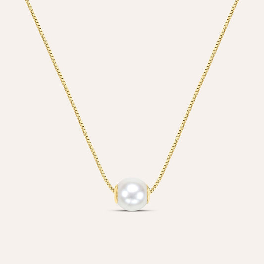 Collana Stroili Gabrielle Oro 9 Kt Perla Passante