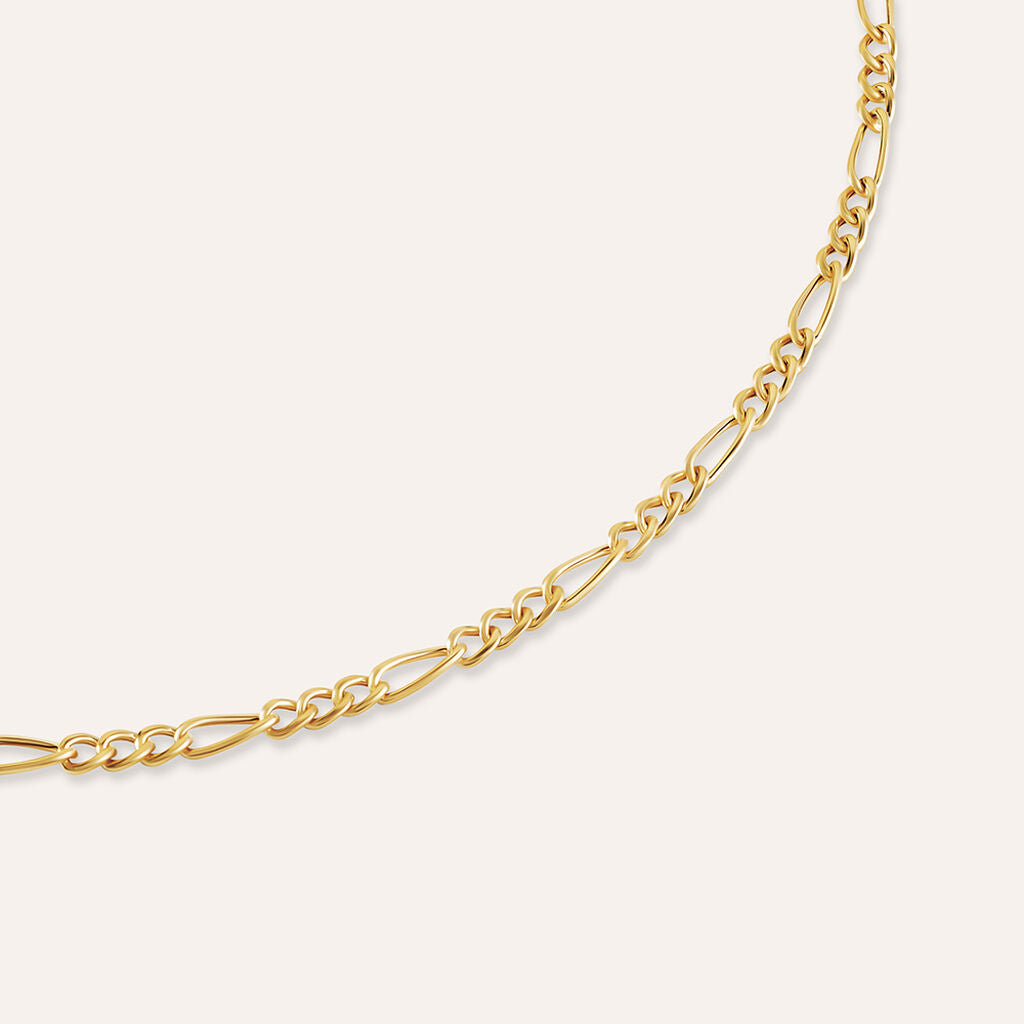 Bracciale Stroili Colette Oro Giallo 9 Kt Maglia Figaro