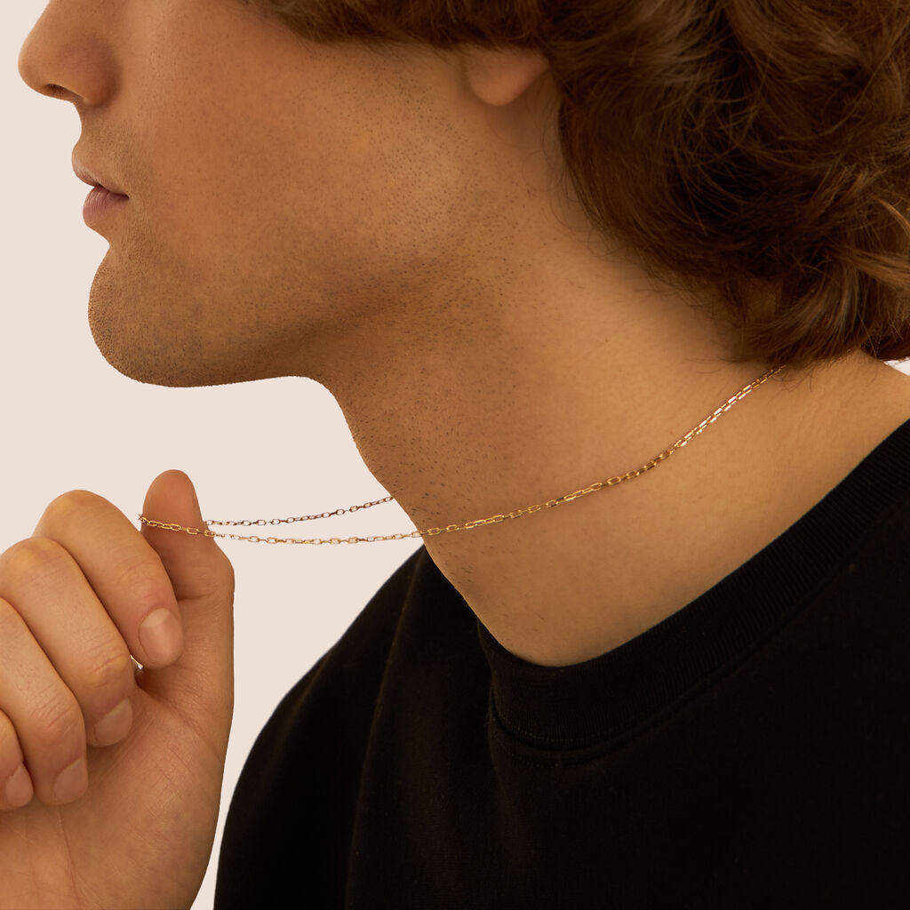 Collana Uomo Stroili L'Homme Or Oro Maglia Forzatina