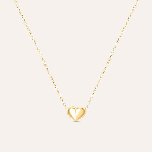 Collana Stroili Girocollo Con Charm Cuore Oro Giallo 9 Kt