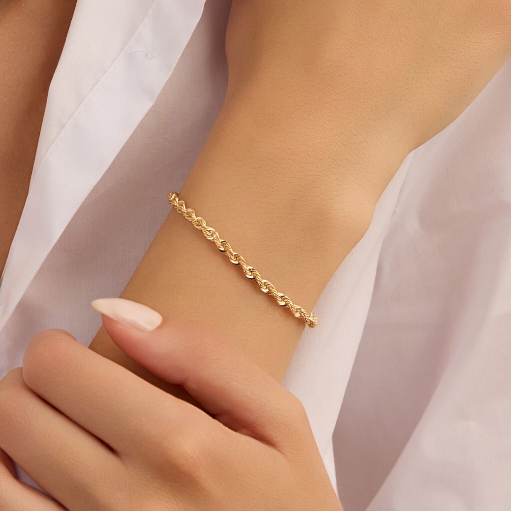 Bracciale Stroili Colette Oro 9 Kt catena Fune